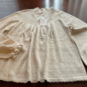 Soft and beautiful oatmeal colored sweater. XXL